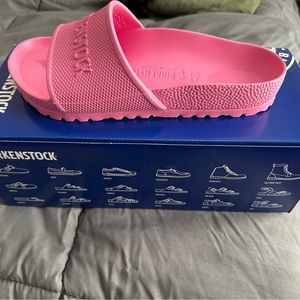 Birkenstock Barbados Candy Pink slides size EU 37 6-6.5